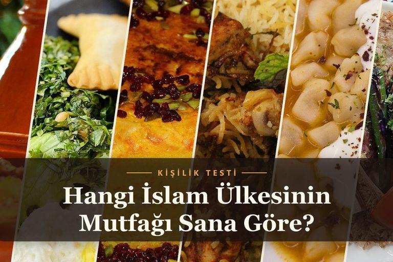Fas, Lübnan, İran, Pakistan, Türkiye ve Yemen mutfaklarından altı yemeğin bir araya getirildiği kolaj ve test başlığı