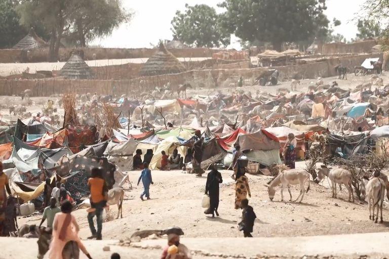 Çad'da Sudanlı mülteci kampı